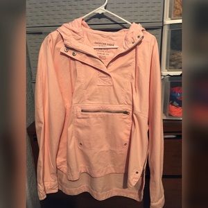 Light pink trench coat